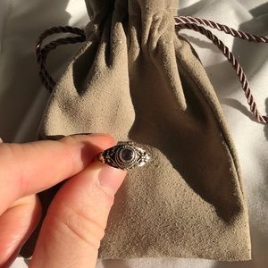 Vintage Sterling Silver Poison Ring